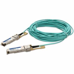 AddOn Mellanox&reg; MFS1S00-H003V Compatible TAA 200GBase-AOC QSFP56 DSP Active Optical Cable (850nm, MMF, 3m)