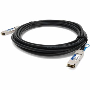 AddOn Fortinet® SP-CABLE-FS-QSFP+5 Compatible TAA Compliant 40GBase-CU QSFP+ to QSFP+ Direct Attach Cable (Passive Twinax, 5m)