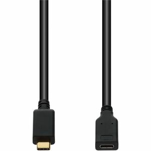 AddOn 10ft USB C 3.1 (Male) to USB C 3.1 (Female) Black Cable, 10Gbps, 4K 60Hz, up to 100W, 5A, 20V
