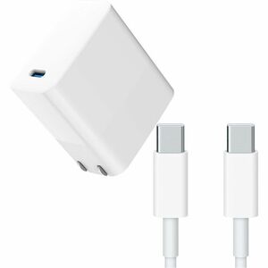 4XEM 65W 6FT USB-C to USB-C Laptop GaN Charging Kit - White