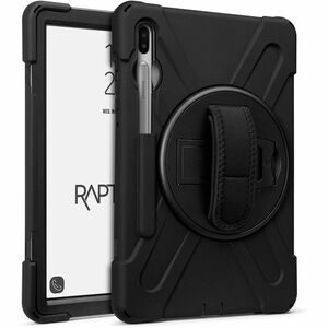 Cellairis Rapture Rugged Carrying Case for 12.4" Samsung Galaxy Tab S9+, Galaxy Tab S8+, Galaxy Tab S7+ Tablet - Black
