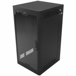 Ortronics Swing-Out Wall-Mount Ruggedized Cabinets, 26RU, Plexi Door