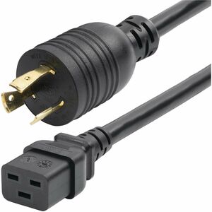 StarTech.com 6ft (1.8m) Heavy Duty Power Cord, Twist-Lock NEMA L6-20P to IEC 60320 C19, 20A 250V, 12AWG, UL Listed Components