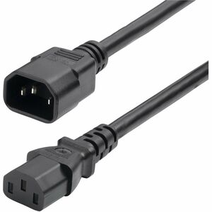 StarTech.com 6ft (1.8m) Power Extension Cord, IEC 60320 C14 to C13 PDU Power Cord, 13A 250V, 16AWG, UL Listed