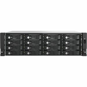 QNAP TL-R1600PES-RP Drive Enclosure SATA/600, SATA/300 - PCI Express Host Interface - 3U Rack-mountable