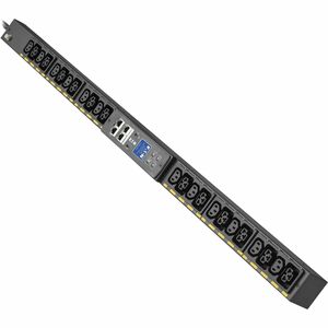 Eaton Single-Phase Metered Input Rack PDU G4, 100-240V, 24 Outlets, 16A, 3.8kW, C20/L6-20 Input, 10 ft. Cord, 0U Vertical