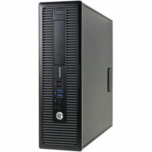 Joy Systems - HP EliteDesk 800 G1 Desktop Computer - Intel Core i5 4th Gen i5-4570 - 8 GB - 256 GB SSD - Small Form Factor - Refurbished