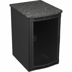 Middle Atlantic 19RU BGR Series Rolling Presentation Rack with Midnight Stone Top - 31.35in Depth - TAA Compliant