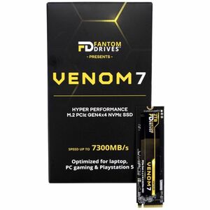 Fantom VENOM7 VM7X20 2 TB Solid State Drive - M.2 2280 Internal - PCI Express NVMe (PCI Express NVMe 4.0 x4)