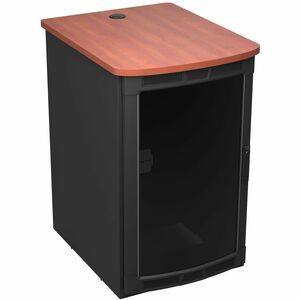 Middle Atlantic 25RU BGR Series Rolling Presentation Rack with Biltmore Cherry Top - 36.35in Depth - TAA Compliant