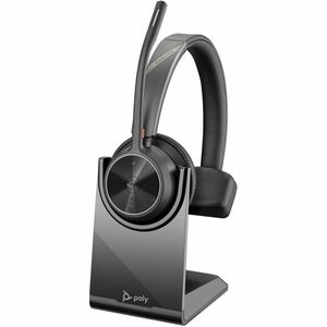 Poly Voyager 4300 UC 4310 Wired/Wireless Over-the-head, On-ear Mono Headset - Black