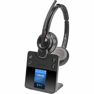 Poly Savi 8400 Office 8420 Wireless Over-the-head Stereo Headset - Black