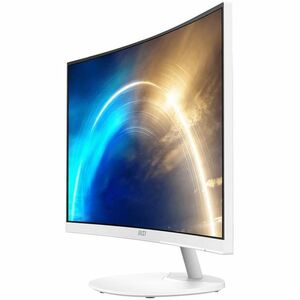 MSI Pro MP271CAW 27" Class Full HD Curved Screen LCD Monitor - 16:9 - White