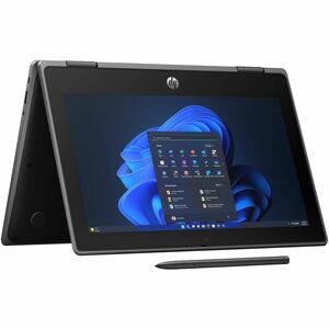 HP Pro x360 Fortis G11 11.6" Touchscreen Rugged Convertible 2 in 1 Notebook - HD - Intel N-Series N100 - 8 GB - 256 GB SSD