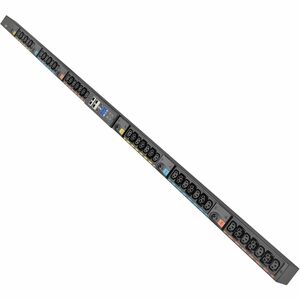 Eaton Universal-Input Metered PDU G4, 208V and 415/240V, 42 Outlets, Input Cable Sold Separately, End-Entry Input, 72-Inch 0U Vertical