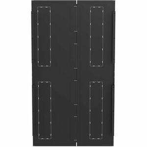 Panduit FlexFusion Day 2 Side Panel, 48RU x 1200mm, Black