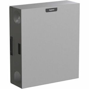 Ortronics Compact Edge Cabinet, 4 RU, Solid Door - Magnesium