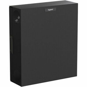 Ortronics Compact Edge Cabinet, 4 RU, Solid Door - Black