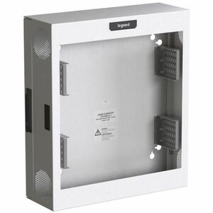 Ortronics Compact Edge Cabinet, 4 RU, Plexiglass Door - White