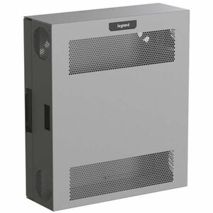 Ortronics Compact Edge Cabinet, 4 RU, Perforated Door - Magnesium