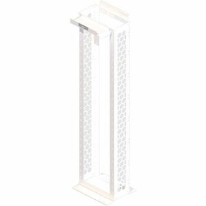 Ortronics MM20 Channel Rack, 10.5" deep, 8 ft, 51 RU, tapped, White