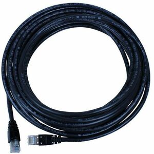 Ortronics PowerWise Cat5E solid cord Riser PVC, double ended 90ft, black