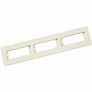 Ortronics Mounting Plate for Workstation, Network Adapter - Fog White