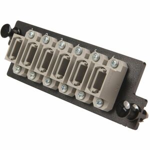 Ortronics Infinium HDFP MPO Adapter Panel, 6 MPO, Gray