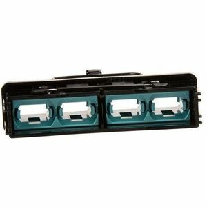 Ortronics Panel, 4, MPO, 32F, Aqua, Base 8