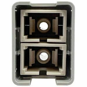 Ortronics TracJack Module, 2-SC Simplex Multimode, Beige Adapter,Lt. Gray Housing