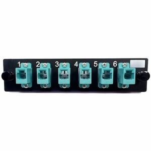 Ortronics Q-Series OFP Adapter Panel, 6, MTRJ, OM3