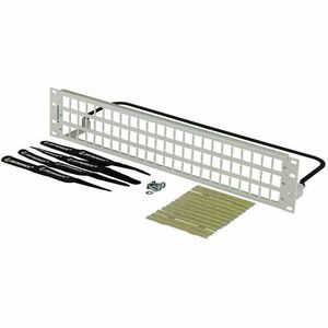 Ortronics High Density HDJ 72 Port Unloaded Flat Patch Panel 2RU White