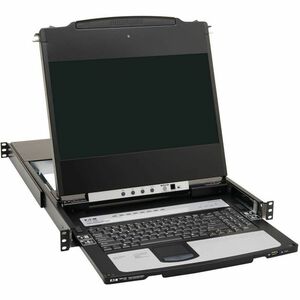 Tripp Lite by Eaton B030-DP08-17DIP LCD Rack Console KVM Switch - Metal - Black - TAA Compliant
