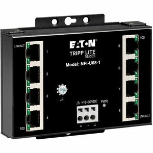 Tripp Lite by Eaton NFI-U08-1 8 Ports Ethernet Switch - Fast Ethernet - 10/100Base-T - TAA Compliant