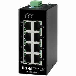Tripp Lite by Eaton NGI-U08 8 Ports Ethernet Switch - Gigabit Ethernet - 10/100/1000Base-T - TAA Compliant