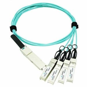 Axiom 40GBASE-AOC QSFP+ to 4 SFP+ Active Optical Cable, 1m