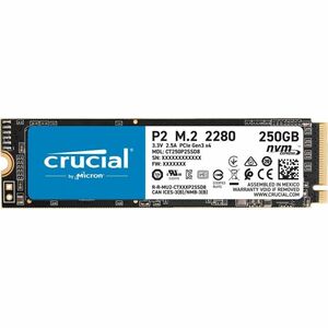 CRUCIAL/MICRON - IMSOURCING P2 CT250P2SSD8 250 GB Solid State Drive - M.2 2280 Internal - PCI Express NVMe (PCI Express NVMe 3.0 x4)