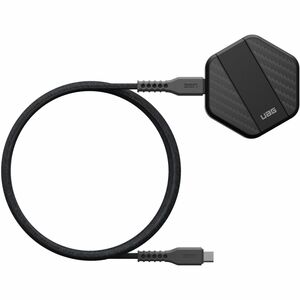 Urban Armor Gear Wireless Charging Pad With Stand - Black/Carbon Fiber