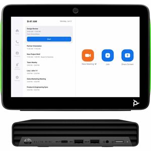 Poly Zoom Room Base Kit HP Mini PC w/TC10 (ABA)