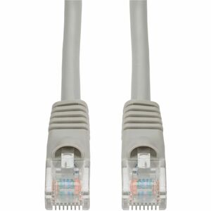 AddOn 33ft Gray CAT 6 PVC Ethernet Cable Snagless Bubble Boot RJ-45 M/M