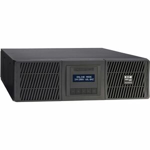 Eaton Tripp Lite Series SmartOnline 5000VA 4500W 208V Online Double-Conversion UPS with Maintenance Bypass - L6-20R/L6-30R Outlets, L6-30P Input, Network Card Included, Extended Run, 3U Rack/Tower