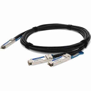 AddOn Arista Networks CAB-Q-2Q-100G-3M to Mellanox MCP1600-C003 Compatible TAA 100GBase-CU QSFP28 to 2xQSFP28 DAC (Passive Twinax, 3m)