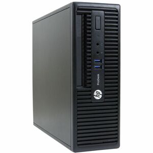 Joy Systems - HP Business Desktop ProDesk 400 G3 Desktop Computer - Intel Core i5 6th Gen i5-6500 - 8 GB - 256 GB SSD - Small Form Factor - Refurbished