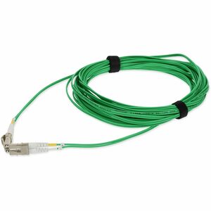 AddOn 4m LC to LC Green OM4 Duplex OFNP (Plenum-Rated) MMF (Multi Mode) Fiber Patch Cable, 50/125