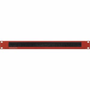 RACKMOUNT.IT 1U Brush Plate - WG-Red