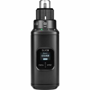 Shure SLXD3 Plug-On Digital Wireless Transmitter With XLR Connector