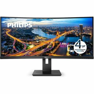 PHILIPS 346B1C/17 34 inch Monitor, Cuved, LED, UltraWide QHD, USB-C, 4 Year Manufacturer Warranty, TAA Compliant - 34"