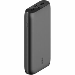 Belkin 32W 4-port USB Power Bank - 26K mAh - 2xUSB-A (12W), 2xUSB-C (20W) - Portable Charger - w/ USB-C to USB-C Cable - Black