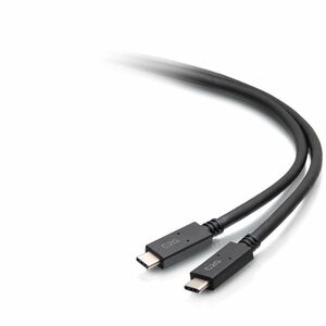 C2G 6.5ft (2m) USB-C Male to USB-C Male Cable (20V 3A) - USB 3.2 Gen 1 (5Gbps)