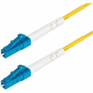 StarTech.com 1m (3.3ft) LC to LC (UPC) OS2 Single Mode Simplex Fiber Optic Cable, 9/125, 40G/100G, Low Insertion Loss, LSZH Jumper Cord